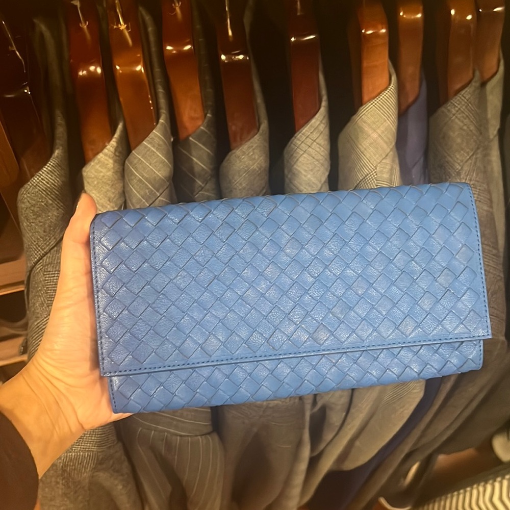 Bottega veneta woven leather clutch new NWT